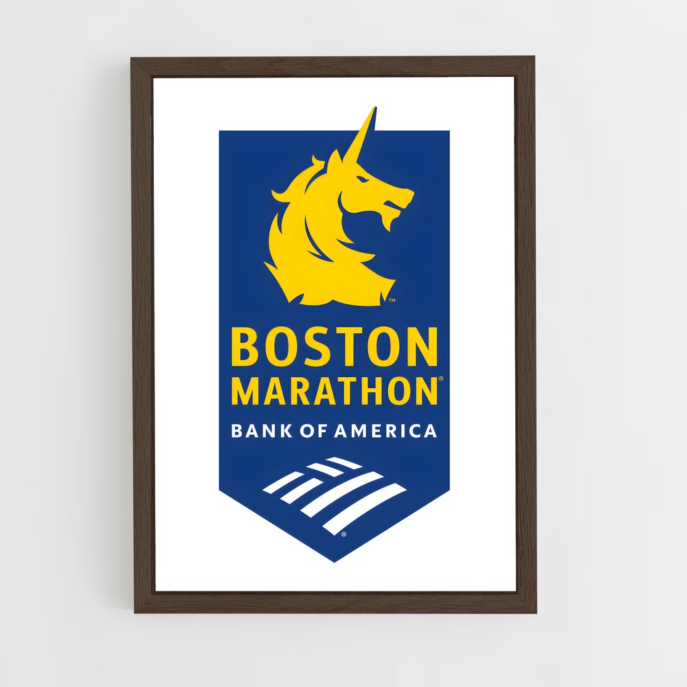 Poster Marathon de Boston – affiche Athlétisme (vue 5)